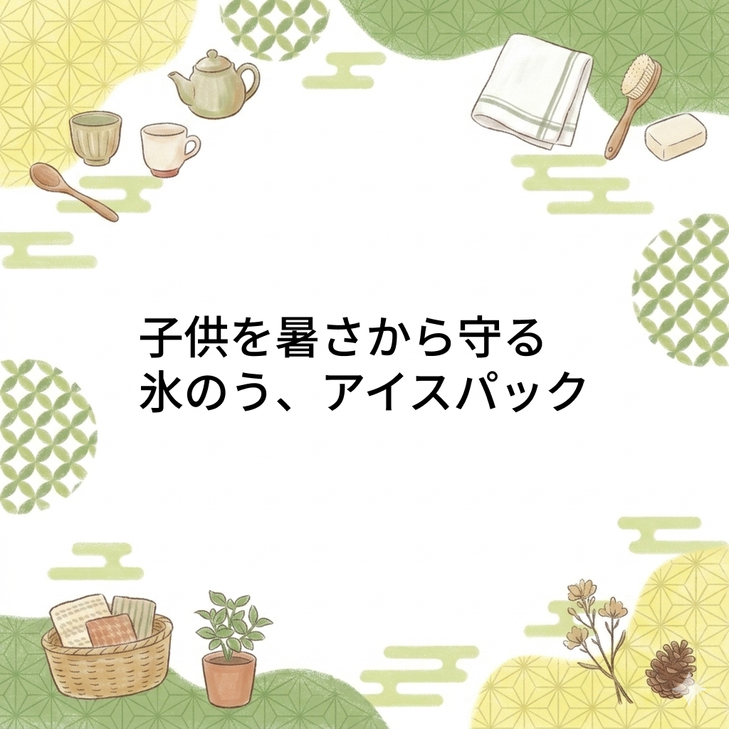 暑がりな私が手放せなくなったアイスパック(氷のう)通勤も子供との外出も、これ一本で驚くほどラクになった。